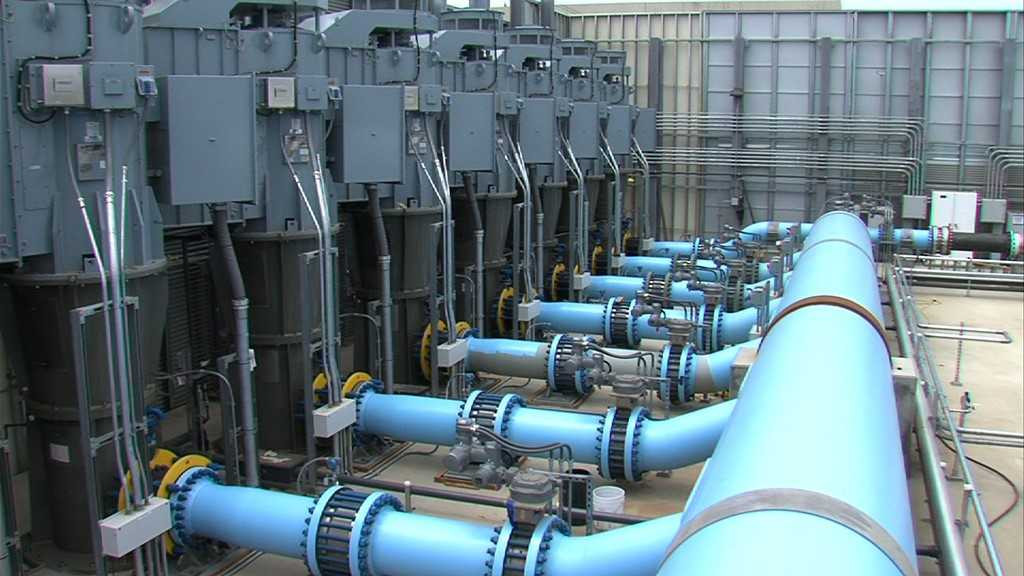 Hệ thống khử muối nước biển. Ảnh minh họa: KPBS