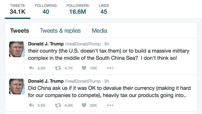 Trump len Twitter chi trich Trung Quoc van de Bien Dong hinh anh 2