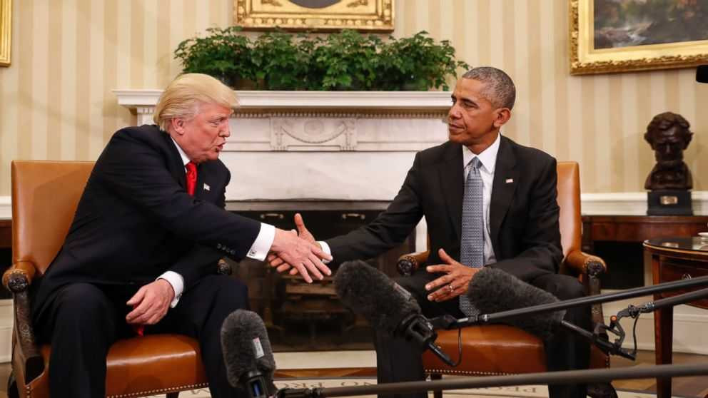 obama va trump