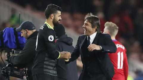 HLV Antonio Conte: “Diego Costa trở lại để chiến đấu vì danh hiệu”