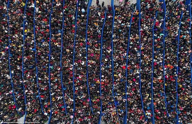 Bien nguoi Trung Quoc chen trong huong khoi de khan Than Tai hinh anh 1