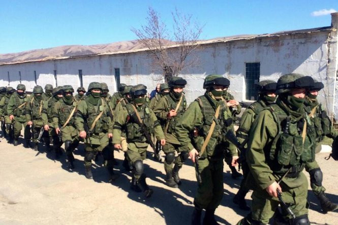 Binh sĩ Nga đồn trú ở Syria - Ảnh: Reuters