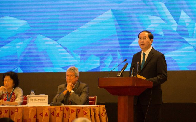 Chu tich nuoc: Ung ho tien trinh toan cau hoa moi hinh anh 2