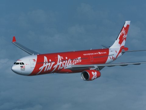 Chim lao vao dong co, may bay AirAsia ha canh khan cap hinh anh 1