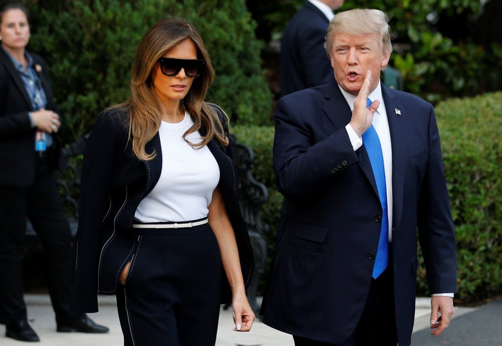 De nhat phu nhan Melania ghi diem trong mat nguoi Phap hinh anh 1