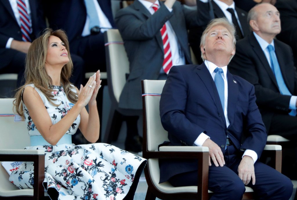 De nhat phu nhan Melania ghi diem trong mat nguoi Phap hinh anh 9