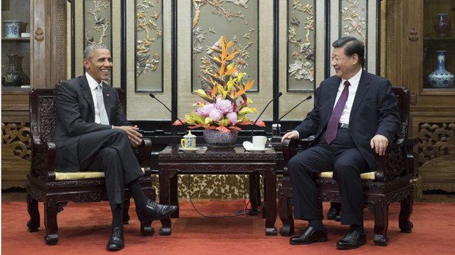 Gap lai nhau o Bac Kinh, Tap Can Binh ca ngoi Obama hinh anh 1