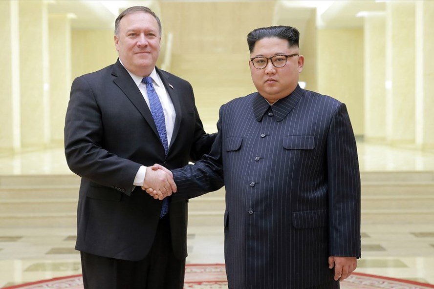 Pompeo-Kim-Jong-Un