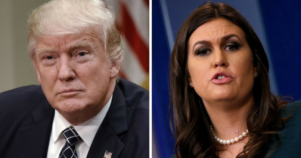Donald-Trump-Sarah-huckabee-sanders