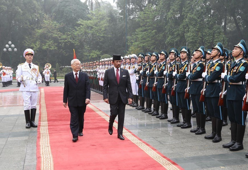 tong-bi-thu-chu-tich-nuoc-chu-tri-le-don-quoc-vuong-brunei-3 3