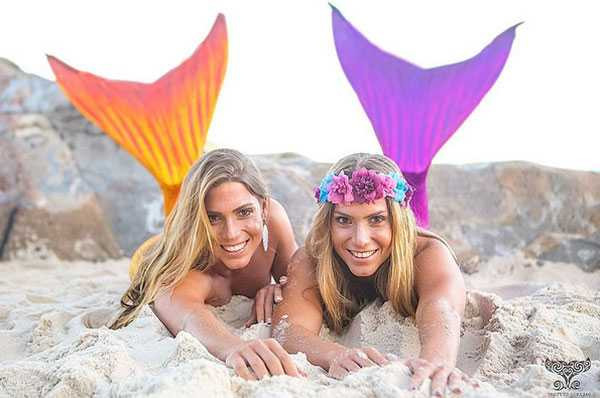 Cặp song sinh nổi tiếng Brazil sẽ cùng đồng đội tham dự chung kết bơi nghệ thuật đồng đội nữ hôm nay 18/8.