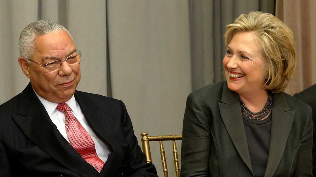 Ông Colin Powell và bà Hillary Clinton năm 2014 /// Reuters