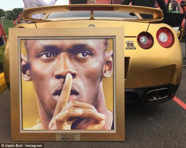 Usain Bolt khoe sieu xe ma vang trong ngay len lam giam doc hinh anh 5