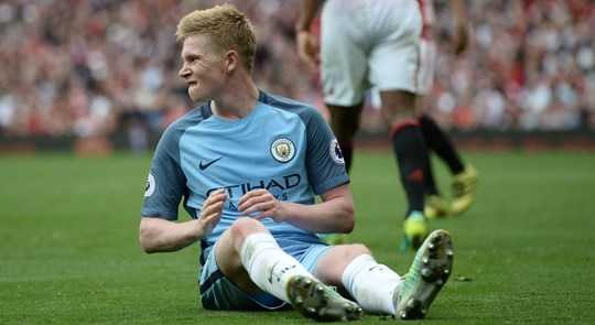 Chấn thương của De Bruyne đang đặt cho Pep một thách thức không hề nhỏ
