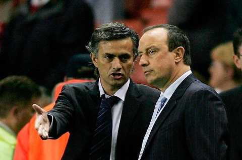 Mourinho và Benitez đối đầu nhau rất nhiều
