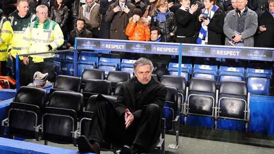 Mourinho trong lần đầu tiên trở lại cùng Inter Milan năm 2010