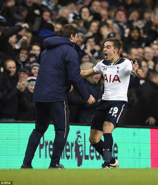 Mới 21 tuổi nhưng Harry Winks đã có những bước tiến đáng kể về chuyên môn