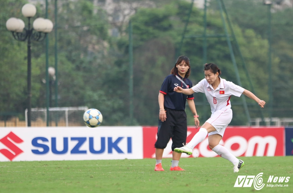 Hinh anh Truc tiep bong da nu Viet Nam vs nu Myanmar vong loai Asian Cup 2018 3