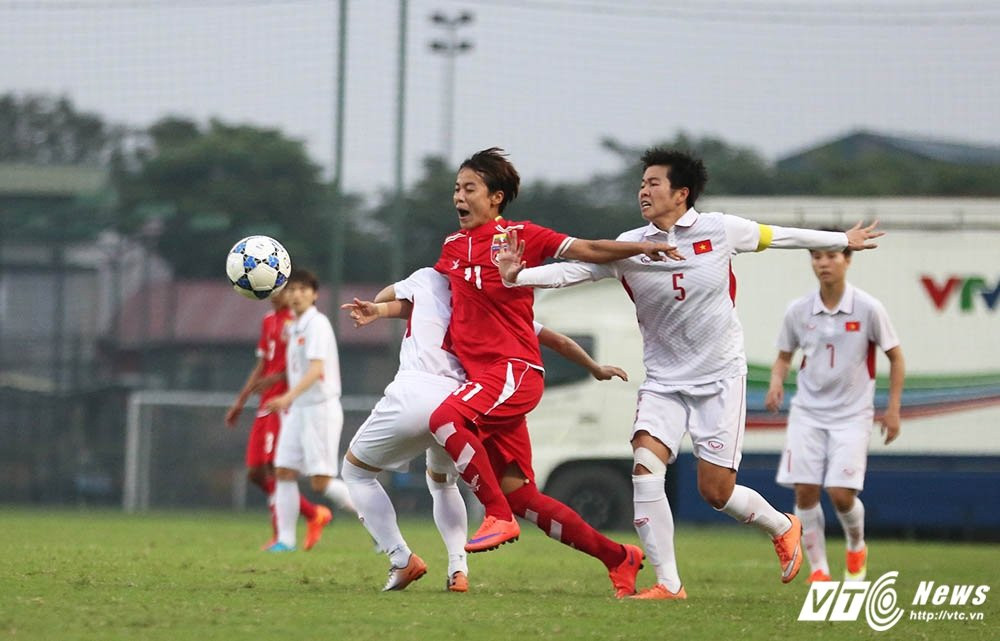 Hinh anh Truc tiep bong da nu Viet Nam vs nu Myanmar vong loai Asian Cup 2018 5