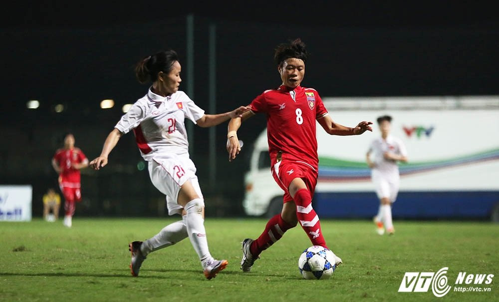 Hinh anh Truc tiep bong da nu Viet Nam vs nu Myanmar vong loai Asian Cup 2018 7