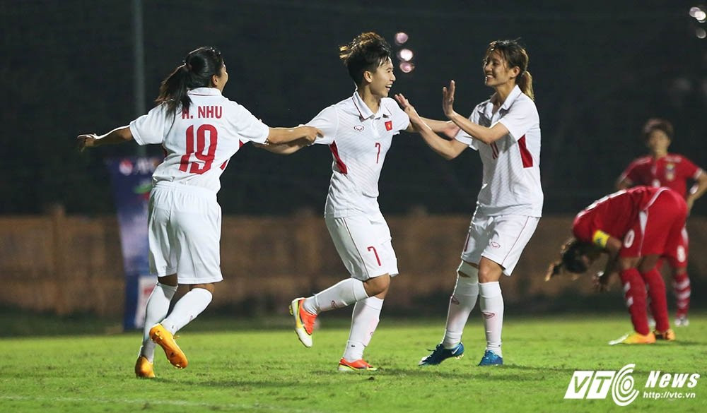 Hinh anh Truc tiep bong da nu Viet Nam vs nu Myanmar vong loai Asian Cup 2018 8