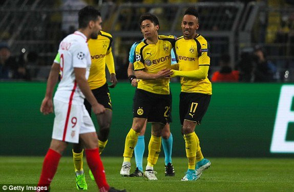 Hinh anh Link xem truc tiep Dortmund vs Monaco Tu ket cup C1 chau Au 16