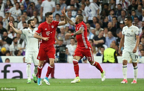 Hinh anh Link xem truc tiep Real Madrid vs Bayern Munich tu ket cup C1 chau Au 2017 18
