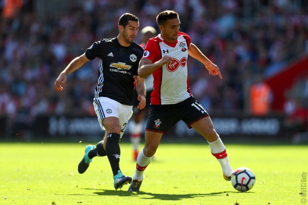 mkhitaryan southampton man united 5
