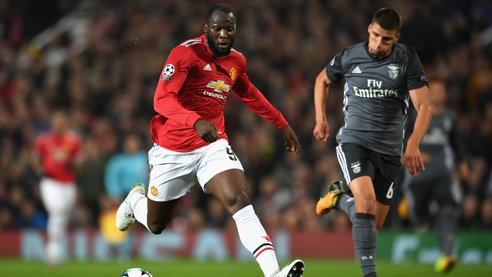 lukaku man united benfica 9