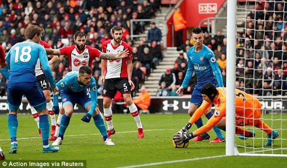southampton arsenal 7