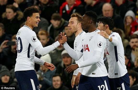 tottenham liverpool 9