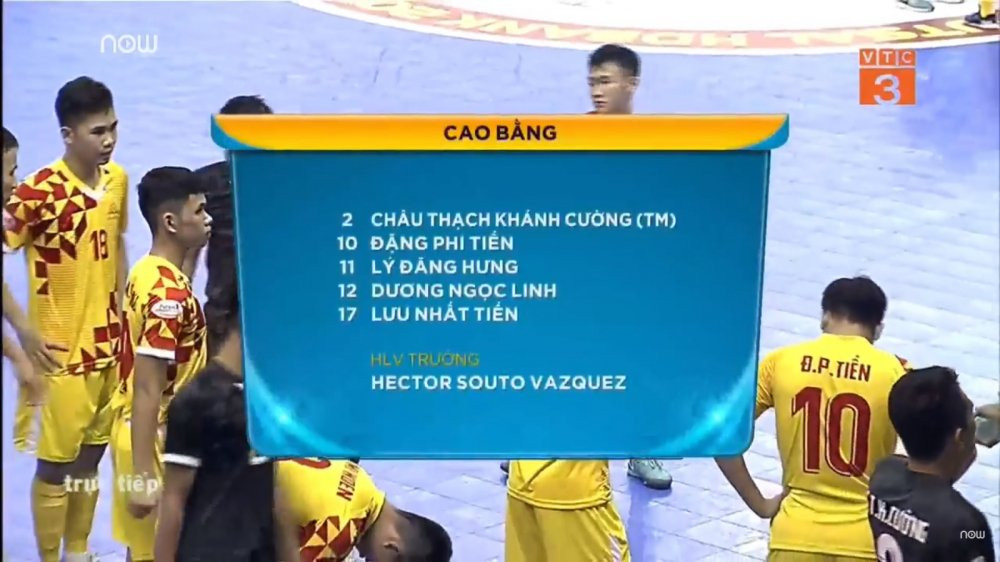 truc tiep futsal hdbank vdqg