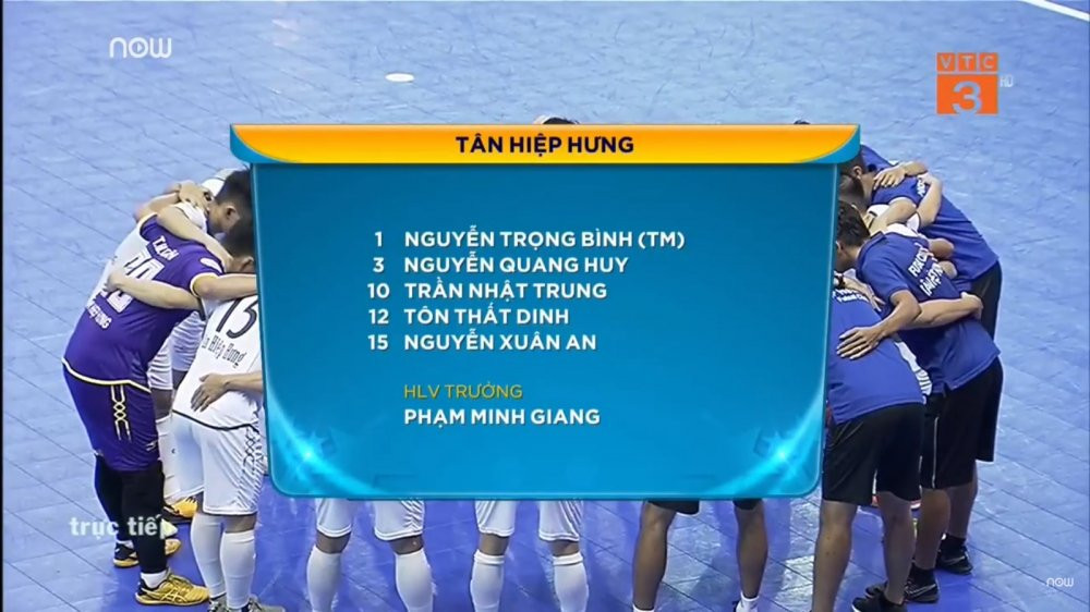 truc tiep futsal hdbank vdqg 2018