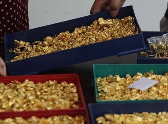 Lóa mắt những rổ vàng nặng 9kg bị đánh cắp trong tích tắc