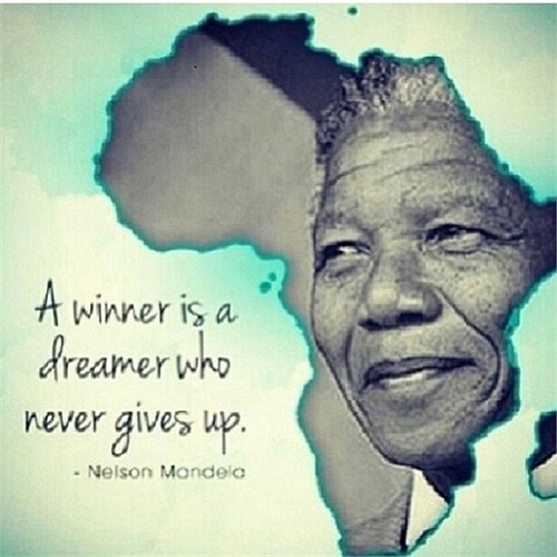'Người chiến thắng là người biết ước mơ và không bao giờ bỏ cuộc'