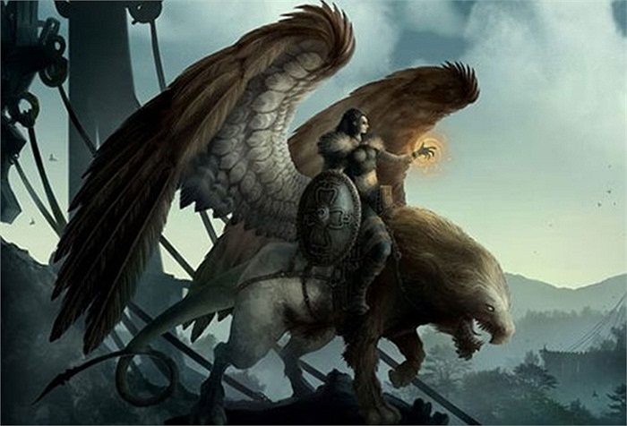 Griffin là sinh vật thần thoại Hy Lạp được đưa vào tập truyện Harry Potter, dưới cái tên Gryffindor