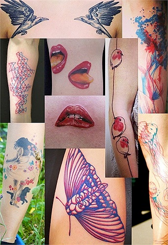 Madame Chän (Berlin, Đức) có phong cách hoàn toàn khác biệt với các hình xăm yêu thích xoay quanh các mơ mộng, ảo tưởng trong cuộc sống. 