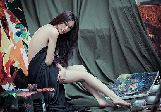 Khánh My tuy mới gia nhập showbiz Việt không lâu...