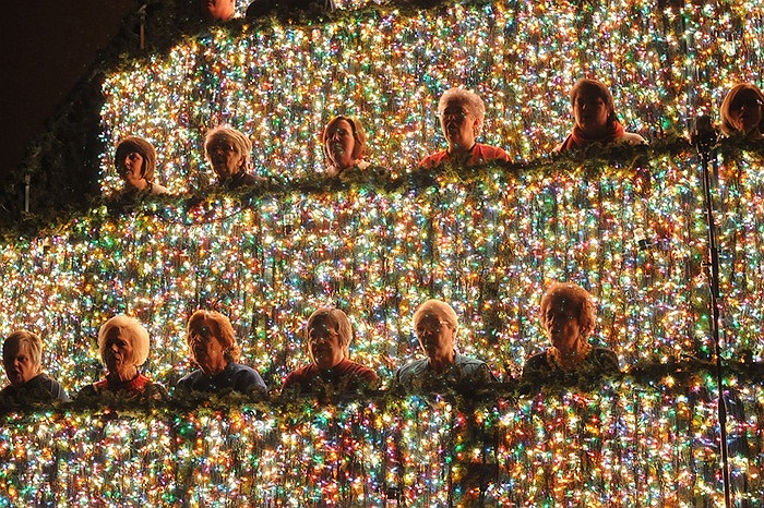 Các thành viên dàn hợp xướng ở Ashland, Kentucky, Mỹ