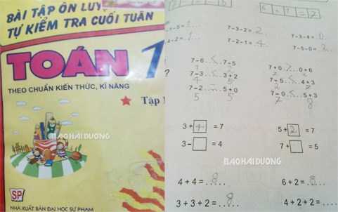 Bài toán đánh đố, vượt khả năng của một học sinh lớp 1