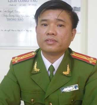 Trưởng công an thành phố Ninh Bình Nguyễn Văn Tứ