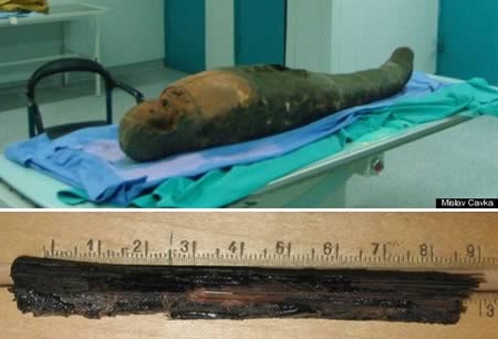 Đây là xác ướp phụ nữ Ai Cập có tuổi thọ khoảng 2400 năm, được sử dụng phương pháp hút não - một phương phá khá phổ biến trong việc ướp xác của người Ai Cập từ 3.500 năm trước. 