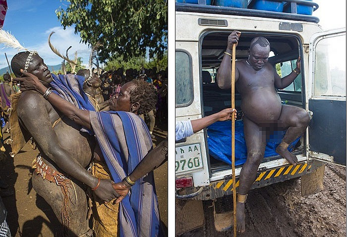 Anh chàng sẽ được gia đình đưa đến một căn nhà, hoặc túp lều tách biệt với cuộc sống bộ lạc, và bị giám sát chặt chẽ.