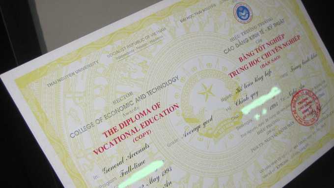 Sinh viên học cao đẳng nhưng chỉ được cấp bằng trung cấp 