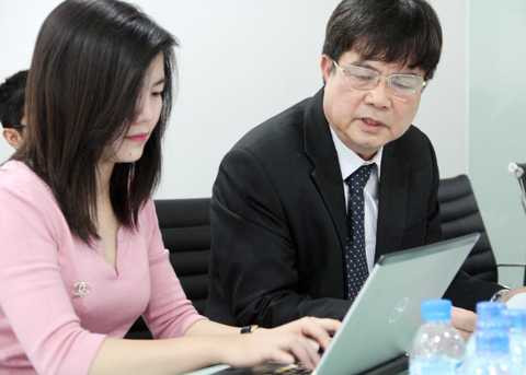 Phó Chánh Văn phòng Ủy ban ATGTQG Khương Kim Tạo (Ảnh: Phạm Thịnh)