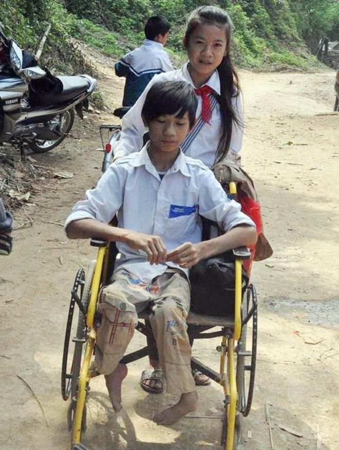 học trò bò tới trường