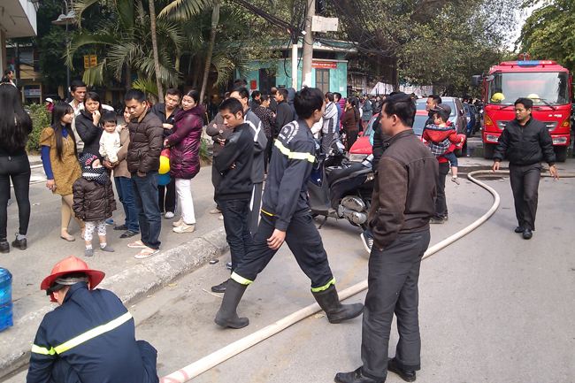 khu tập thể Thanh Xuân Bắc, cháy, hỏa hoạn