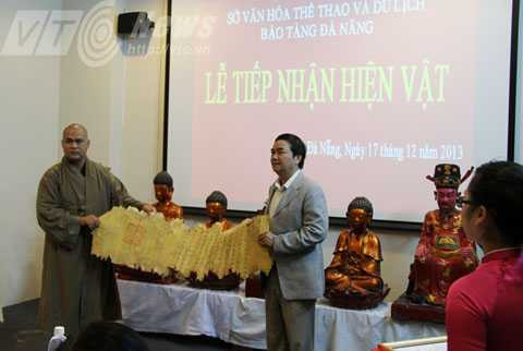 Đà Nẵng, Bảo tàng, cổ vật, hiến tặng, tượng phật, Đảng sanh cửu long, chưa từng có