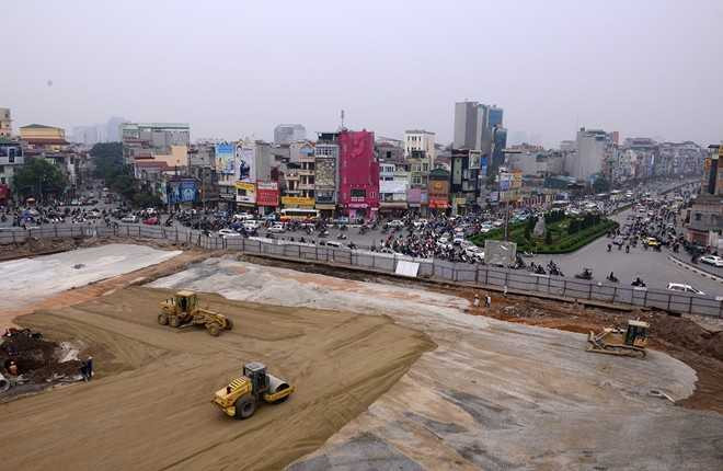 Đoạn đường vành đai 1 Ô Chợ Dừa - Hoàng Cầu dài 547m (Ảnh: Internet)