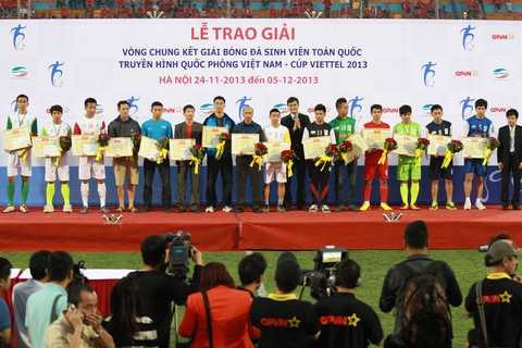 Chung kết Giải bóng đá sinh viên toàn quốc Truyền hình Quốc Phòng - Cúp Viettel 2013: